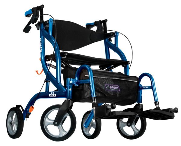 Drive, Airgo Fusion F23 Side-Folding Rollator & Transport Chair, 700-932 - Image 3