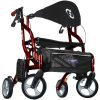 Drive, Airgo Fusion F18 Side-Folding Rollator & Transport Chair, 700-938 - Image 2