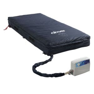Drive Med-Aire Assure alternating pressure mattress with foam base for home care pressure relief.