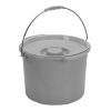 Drive, 12qt Commode Bucket with Handle and Cover, 11108