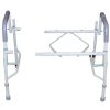 Drive, Deluxe Steel Drop-Arm Commode with Padded Seat, 11125PSKD-1 - Image 3