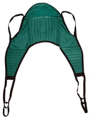 Drive Padded U-Sling with head support for mechanical lifts; ideal for home care transfers.