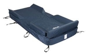 Drive Defined Perimeter Mattress Cover 14333 with padded sides, safety straps for home care.