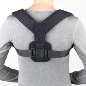 OTC Figure-8 Clavicle Strap, padded posture corrector for upper back support, mobility aid.