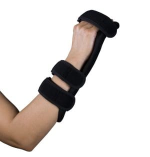 OTC Soft Resting Hand Splint 2385 forearm brace, three straps, for home care support.