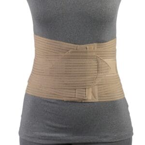 OTC Petite Lumbosacral Support 2892 back brace with Velcro for home care mobility support.