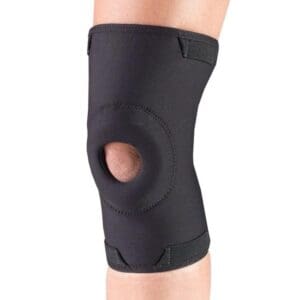 OTC Orthotex Knee Support 2546 with open patella, joint stability for mobility support.