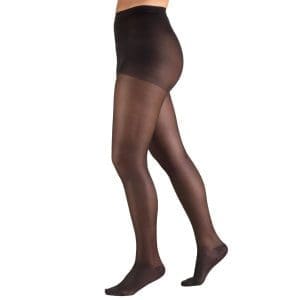 Truform 8-15 mmHg sheer compression pantyhose for women, mobility aid, home care support.