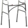 Drive, Bariatric Aluminum Folding Walker- Two Button, 10220-1 & 10220-1WW - Image 3