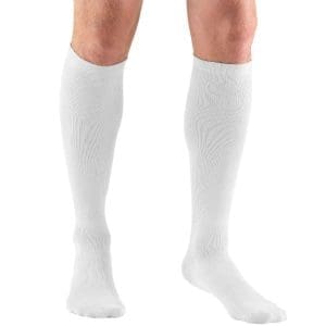 Truform 8-15 mmHg menโs knee-high compression socks for mobility support and home care.