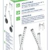 Drive, Tall Extension Legs with Wheels, 10108WC - Image 3