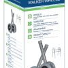 Drive, 5" Bariatric Walker Wheels with Two Sets of Rear Glides, 10118SV