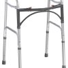 Drive, Deluxe Folding Walker, Two Button, 10200-1