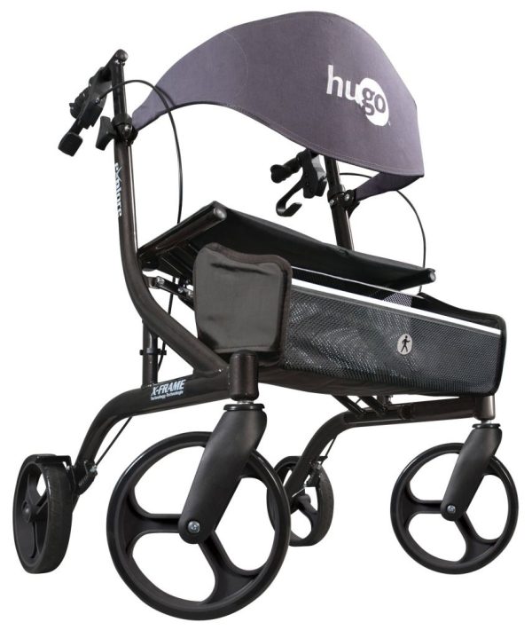 Drive, Hugo eXplore Side-Fold Rolling walker with a Seat, 700-977