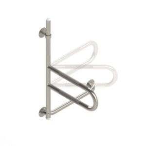 DependaBarโข Pivoting Grab Bar for bathroom safety, home care, and mobility support.