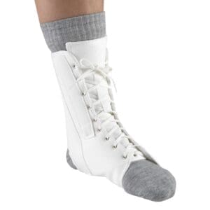 OTC Canvas Ankle Splint 2372: ankle stabilizer for mobility support and home medical care.