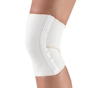 OTC Knee Support 2415 with spiral stays for mobility support on bent knee, home care use.