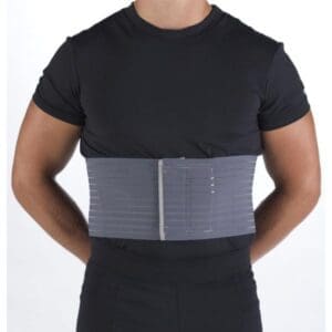OTC Select Series 6" Rib Belt for Men, compression brace for torso support in home care.