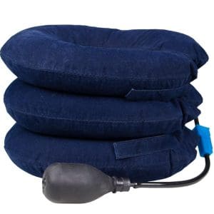 OTC Inflatable Cervical Traction Unit 2503 with hand pump for neck support and home pain relief.