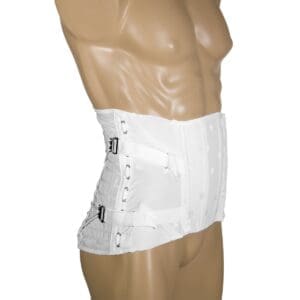 OTC Ladies' Lumbosacral Support 2856 with adjustable straps for back pain relief, home care.