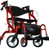 Drive, Airgo Fusion F18 Side-Folding Rollator & Transport Chair, 700-938