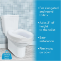Carex, Safe-Lock 2-Inch Raised Toilet Seat, FGB81000 - Image 3