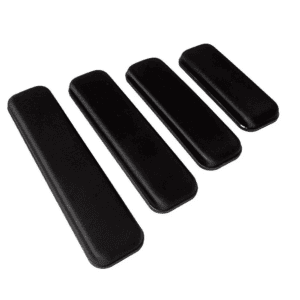 AMS Gel Ovations™ Adductor Pad 310GA, black armrest pad for mobility chairs.