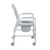 Drive, Aluminum Shower Chair and Commode with Casters, 11114KD-1 - Image 4