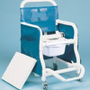 Duralife, Premium Commode Shower Chair With Privacy Skirt