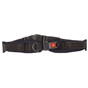 Nighthawk wheelchair seatbelt with Pincore padding, adjustable straps, for mobility support and home care.