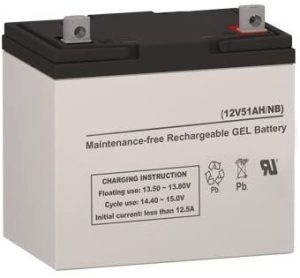 East Penn, 12V (Volt) Scooter and Power Wheelchair Gel Batteries, 8GU1
