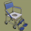 Artisan, 500A Drop Arm Wheeled Commode with Footrests