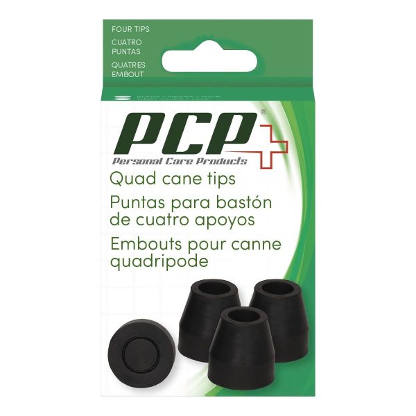 PCP, Replacement Quad Cane Tips, 6106