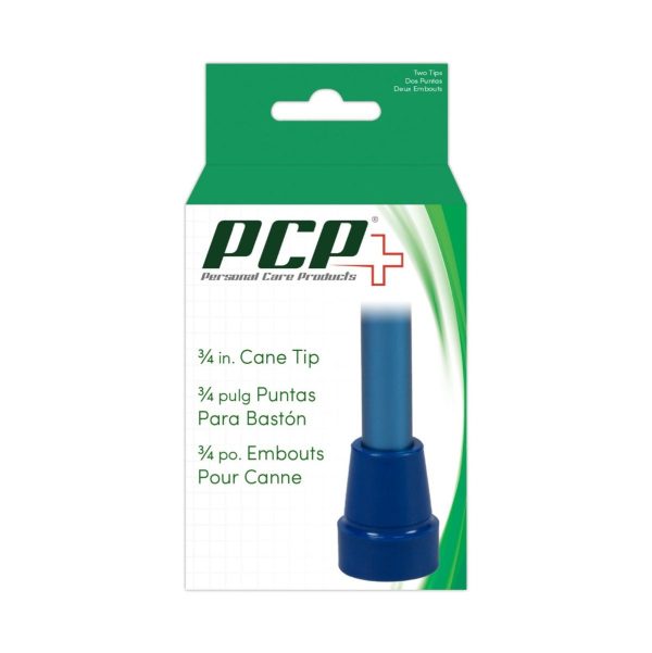 PCP, Replacement Cane Tips for Soft Silicone Handle Canes, 6118
