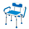 PCP, Foam Padded Bath Safety Seat With Back and Swing Away Arms, 7107