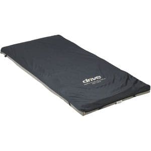 Drive Premium Guard Gel Overlay, black mattress for home care pressure relief and medical support.