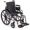 Invacare, Wheelchair Hemi Footrest, Composite Footplates And Heel Loops, 1 Pair, T93HCP - Image 2