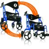 Drive, Hugo Navigator Side-Folding Rolling Walker & Transport Chair, 793-943 - Image 3