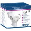 Drive, Premium Plastic, Raised, Elongated Toilet Seat with Lock, 12014 & 12013 - Image 4