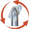 Drive, Chrome Grab Bars with Rotating Flange, 12112RF - Image 2