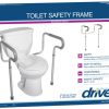 Drive, Toilet Safety Frame with Padded Arms, RTL12000
