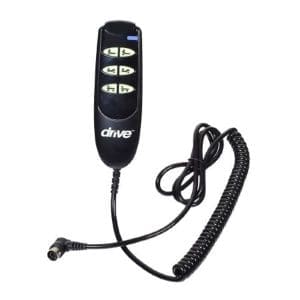 Drive Hand Control for Ultra Light Delta bed, four yellow buttons, mobility support, home care.