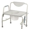 Drive, Deluxe Bariatric Drop-Arm Commode, 11135-1