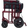 Drive, 22" Bariatric Aluminum Transport Chair, ATC22-R - Image 3