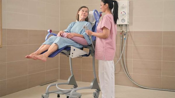 Arjo, Carino Height-Adjustable Tilting Shower and Hygiene Chair, BOC1003-01 - Image 5