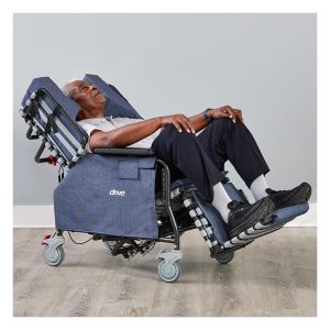 Drive, Rose Comfort Max Tilt and Recline Chair with Casters