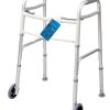 Carex, Dual Button Walker With 5" Wheels