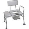 Drive, Combination Padded Transfer Bench/Commode, 12005KDC-1