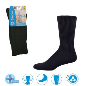 SIMCAN, Comfort Sock - Mid Calf Cotton