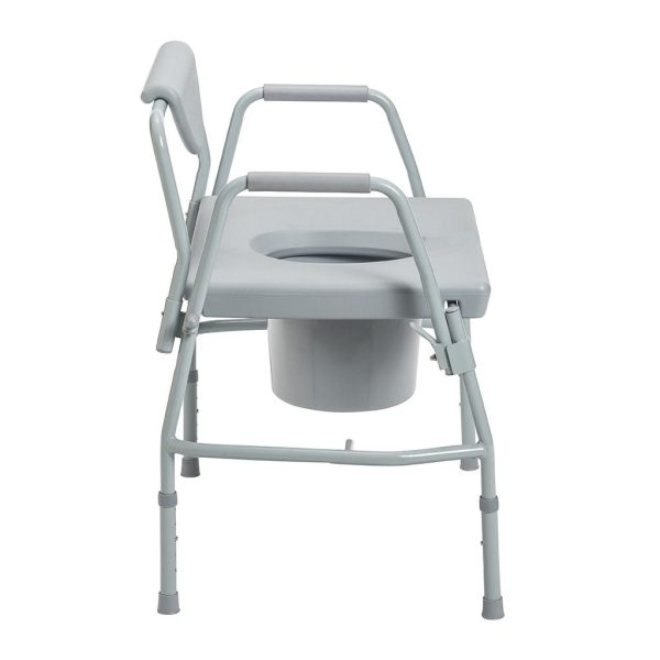 Drive, Deluxe Bariatric Drop-Arm Commode, 11135-1 - Image 4
